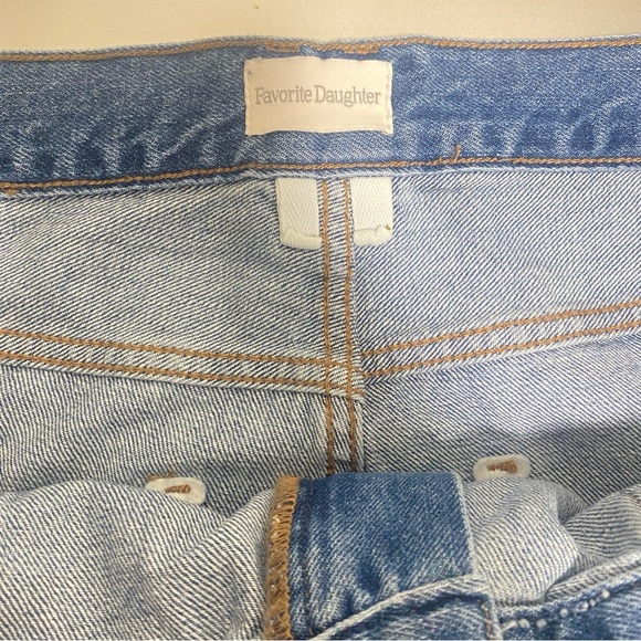 EUC Favorite Daughter The Mischa Super High Rise Utility Jeans in Paris -Size 34 - Picture 10 of 15